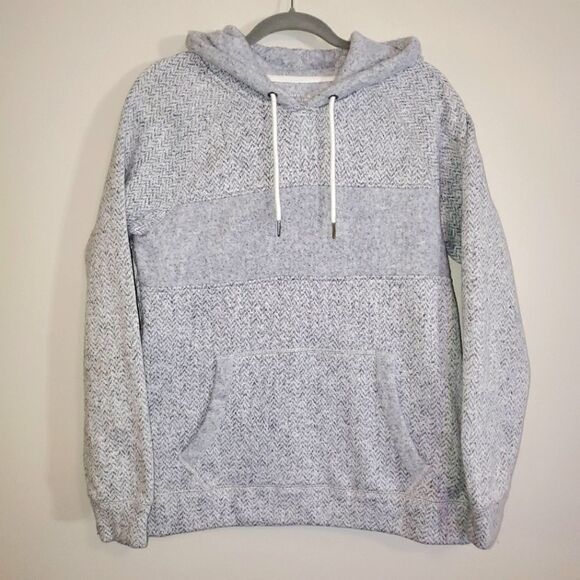 BKE GRAY FLEECE THICK HOODIE SIZE MEDIUM - Picture 1 of 5
